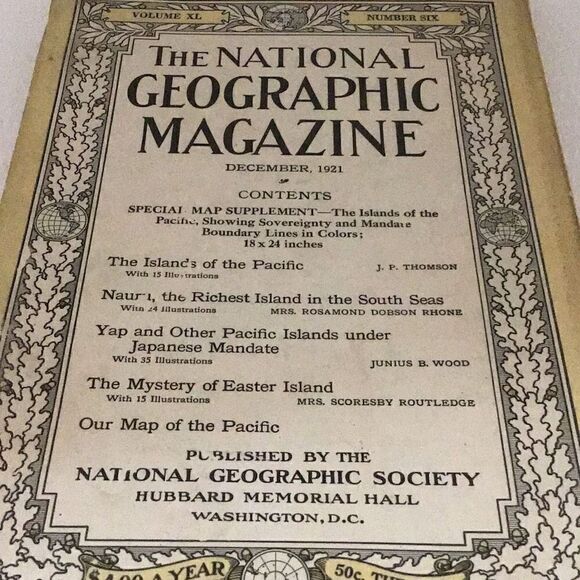 Vintage, the National Geographic 1921 and 1928 - Picture 7 of 10